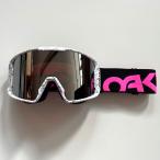 [SALE45%OFF/ стандартный обращение магазин ]OAKLEY Line Miner L Snow Goggles / Black Splatter / Oacley линия малый L черный s блюдо / Япония стандартный гарантия 