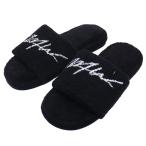 ショッピングルームシューズ 新品 ダブルティー WTW TOWEL ROOMSHOES ルームシューズ スリッパ BLACK ブラック 黒 298000034011 グッズ