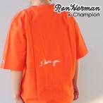 新品 ロンハーマン RHC Ron Herman x チャンピオン Champion I Love You Tee リバースウィーブ Tシャツ ORANGE オレンジ 200008522038 半袖Tシャツ