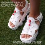 新品 ナイキ NIKE WMNS AIR MAX KOKO SANDAL エアマックス ココ サンダル WHITE/UNIVERSITY RED CZ9076-161 292000228200 フットウェア