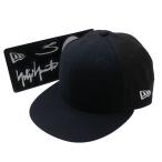 【数量限定特別価格】 新品 Yohji Yamamoto x NEW ERA 59FIFTY BLACK SERGE VELCRO PATCH CAP 250000491 ヘッドウェア