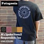 [24SS新作追加] 新品 パタゴニア Patagonia M's Spoke Stencil Responsibili Tee Tシャツ 37605 200009085053 半袖Tシャツ