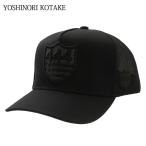 新品 ヨシノリコタケ YOSHINORI KOTAKE x BARNEYS NEWYORK BLACK LINE 444LOGO LAME MESH CAP キャップ BLACK 251001633011 ヘッドウェア