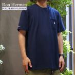 新品 ロンハーマン Ron Herman x ポロ・ラルフローレン POLO RALPH LAUREN Classic Fit Tee ポケット Tシャツ NAVY ネイビー 200009168057 半袖Tシャツ
