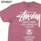 新品 ステューシー STUSSY WORLD TOUR TEE 