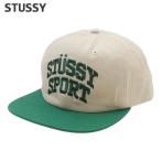 新品 ステューシー STUSSY STUSSY SPORT CAP キャップ スケート ストリート エイトボール ストックロゴ ストゥーシー スチューシー 265001884010 ヘッドウェア