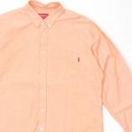 シュプリーム Supreme Oxford Shirt オックスフォード 長袖シャツ ORANGE オレンジ メンズ Mサイズ 【中古】 334000650049 (TOPS)