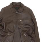 ステューシー ウーマン STUSSY WOMEN LEATHER JACKET レザージャケット BROWN Mサイズ【中古】ウイメンズ 130003637046 (OUTER)