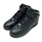 新品 シュプリーム SUPREME x ナイキ NIKE AIR FORCE 1 MID SP エアフォース1 FZ8784-001 BLACK/BLACK-BLACK 27.5cm 191016739291 (フットウェア)