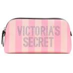 【送料無料】VICTORIA'S SECRET Signature Stripe Beauty Bag ヴィクトリアシークレット ポーチ 小物入れ 大きめ ストライプ柄