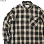 カーハート CARHARTT WIP L/S WITTEN SHIRT (WALL) 長袖シャツ チェックシャツ ミドルオンス ルーズフィット ネルシャツ