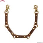 UNCROWD Anne k громкий UNCROWD LEATHER WALLET CHAINS (BROWN) [255-75-005] аксессуары латунь 