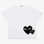 プレイ コム デ ギャルソン Tシャツ PLAY COMME des GARCONS オーバーサイズロゴTシャツ 黒