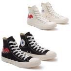 ショッピングコムデギャルソン プレイ コム デ ギャルソン×コンバース　 ハイカットスニーカー PLAY COMME des GARCONS × Converse (White/Black) AZ-K119-001