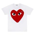 ショッピングコムデギャルソン プレイ コム デ ギャルソン Tシャツ PLAY COMME des GARCONS　赤ビッグハート 白