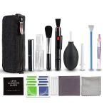 カメラクリーナーキット レンズクリーナー レンズ清掃用品[レンズペン/ブロアー/ダストブラシ/クリーニングクロス*2/クリーニン ...