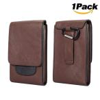 送料無料 スマホ ベルトケース スマホ ベルトホルダー ウエストポーチ レザースマホケース　スマートフォンケース スマホ ポーチメン