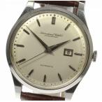 【IWC】シャフハウゼン アンティーク 35ミリ デイト 革ベルト 自動巻き メンズ【ev05a】