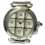 ☆美品【CARTIER】カルティエ パシャ38ｍｍ グリッド W31040H3 自動巻き メンズ【e ...