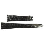 ☆良品☆【PATEK PHILIPPE】パテックフィリップ ラグ幅17ｍｍ ブラック レディース 革ベルト【ev05a】