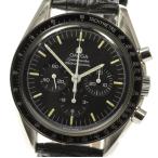 【OMEGA】オメガ スピードマスター プロフェッショナル 3590.50 クロノグラフ 手巻き 革ベルト メンズ【ev10】