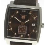 良品★箱・保【TAG HEUER】タグホイヤー モナコ レディ 12Pダイヤ WAW131C.FC6419 クォーツ メンズ【ev05a】