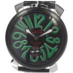 ☆未使用品【GaGa MILANO】ガガミラノ マヌアーレ48MM スモールセコンド 5013.02S 手巻き メンズ 【21105】