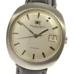 【IWC】 シャフハウゼン アンティーク 自動巻き 革ベルト メンズ【ev10】