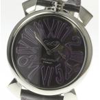 Yahoo! Yahoo!ショッピング(ヤフー ショッピング)☆良品 保付【GaGa MILANO】ガガミラノ マヌアーレ スリム46MM 5084.01 クォーツ メンズ【ev10】