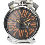 美品！【GaGa MILANO】ガガミラノ マヌアーレ スリム 46mm 5080.4 クォーツ メンズ★【ev15】