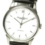 【IWC】シャフハウゼン プラチナケース cal.853 革ベルト 自動巻き メンズ【ev10】