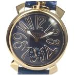 【GaGa MILANO】ガガミラノ マヌアーレ48MM 5011.05S 手巻き メンズ