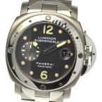 ☆良品【OFFICINE PANERAI】オフィチーネパネライ ルミノールサブマーシブル デイト PAM00170 自動巻き メンズ【ev10】