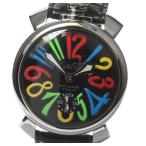 Yahoo! Yahoo!ショッピング(ヤフー ショッピング)保証書付【GaGa MILANO】ガガミラノ マニュアーレ48 5010.02 手巻き メンズ