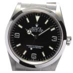 良品★保証書付き【ROLEX】ロレックス エクスプローラーＩ Y番 114270 自動巻き メンズ
