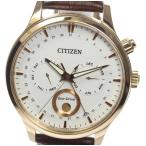 Yahoo! Yahoo!ショッピング(ヤフー ショッピング)☆美品【CITIZEN】シチズン エコドライブ トリプルカレンダー AP1052-00A ソーラー メンズ