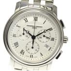 ☆良品 【FREDERIQUE CONSTANT】フレデリック・コンスタント クラシック クロノグラフ 292MC4P6B2 クォーツ メンズ【ev10】
