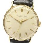 ※訳あり【IWC】シャフハウゼン K14YG cal,89 手巻き 革ベルト メンズ 【21105】