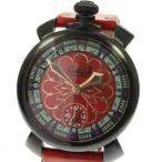 【GaGa MILANO】ガガミラノ マヌアーレ48 ラスベガス　300本限定 5012LV02-RED 手巻き メンズ