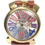 Yahoo! Yahoo!ショッピング(ヤフー ショッピング)【GaGa MILANO】ガガミラノ マヌアーレ スリム46 5081.1 クォーツ メンズ【ev15】