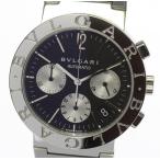 ☆良品【BVLGARI】ブルガリ ブルガリブルガリ クロノグラフ デイト BB38SSCH 自動巻き ...