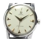 【OMEGA】オメガ シーマスター Cal.501 自動巻き 革ベルト メンズ