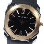 ☆美品 箱保付き【BVLGARI】ブルガリ オクト ソロテンポ ウルトラネロ デイト BGOP41S ...