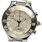 【CARTIER】カルティエ クロノスカフ デイト W10184U2 クォーツ メンズ【ev05】