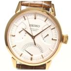 ☆良品【SEIKO】セイコー プレサージュ デイデイト パワーリザーブ 6R24-00D0 自動巻き メンズ