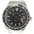 ☆美品【VERSACE】ヴェルサーチ ヘレニウム GMT V11 クォーツ メンズ