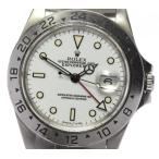 【ROLEX】ロレックス エクスプローラーII 16570 白文字盤 E番 自動巻き メンズ