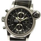 ☆良品【ORIS】オリス フライトタイマー クロノグラフ デイト R4118 自動巻き メンズ【ev ...