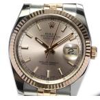 美品★保証書付き【ROLEX】ロレックス デイトジャスト 116231 ピンク文字盤 ランダム 自動 ...