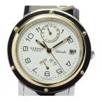 ☆良品☆箱付【HERMES】エルメス クリッパー CL5.720 パワーリザーブ 自動巻き メンズ【 ...